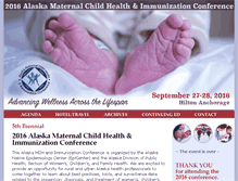 Tablet Screenshot of alaskamchconference.org